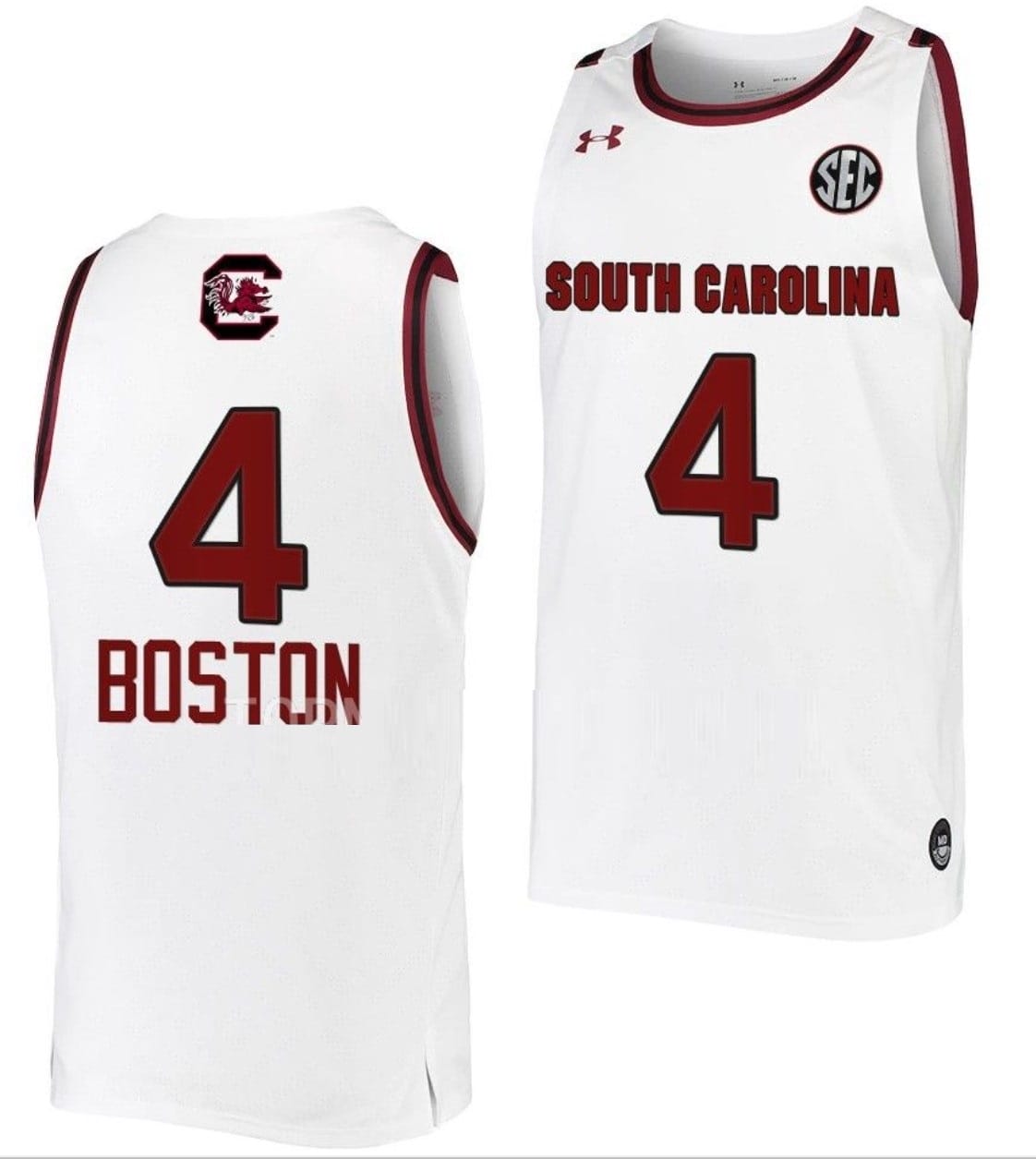 Aliyah Boston Jersey #4 South Carolina Gamecocks College Basketball White