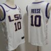 Angel Reese Jersey #10 Lsu Tigers College Basketball Stitched White