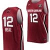 Brea Beal Jersey #12 South Carolina Gamecocks College Basketball Wine