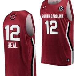 Brea Beal Jersey #12 South Carolina Gamecocks College Basketball Wine
