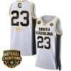 Bree Hall Jersey #23 South Carolina Gamecocks Basketball 2024 National Champions All Stitched White Gold