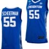 Baylor Scheierman Jersey #55 Creighton Bluejays College Basketball 2023 NCAA March Madness Blue