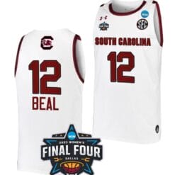 Brea Beal Jersey South Carolina Gamecocks College Basketball 2023 NCAA Final Four Garnet White #12