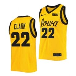 Caitlin Clark Jersey #22 Iowa Hawkeyes B1G Tournament Championship Gold 2022