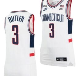 Caron Butler Jersey UConn Huskies College Basketball Alumni White #3