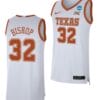Christian Bishop Jersey #32 Texas Longhorns College Basketball 2023 NCAA March Madness White