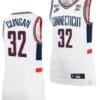 Donovan Clingan Jersey UConn Huskies College Basketball Alumni White #32