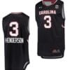 Destanni Henderson Jersey #3 South Carolina Gamecocks Jersey College Basketball Black