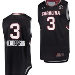 Destanni Henderson Jersey #3 South Carolina Gamecocks Jersey College Basketball Black