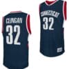 Donovan Clingan Jersey UConn Huskies College Basketball Navy Retro #32