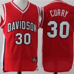 Stephen Curry Jersey #30 Davidson Wildcats NCAA Basketball Red