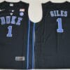 Harry Giles Jersey #1 Duke Blue Devils Basketball NCAA Basketball Black