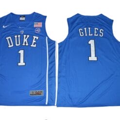Harry Giles Jersey #1 Duke Blue Devils Basketball NCAA Basketball Blue