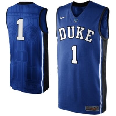 Jabari Parker Jersey #1 Duke Blue Devils Basketball NCAA Basketball Blue