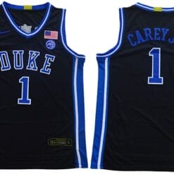 Vernon Carey Jr Jersey #1 Duke Blue Devils Basketball NCAA Basketball Black