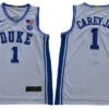 Vernon Carey Jr Jersey #1 Duke Blue Devils Basketball NCAA Basketball White