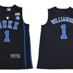 Zion Williamson Jersey #1 Duke Blue Devils Basketball NCAA Basketball Black