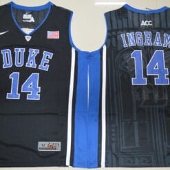 Brandon Ingram Jersey #14 Duke Blue Devils Basketball NCAA Basketball Black Elite