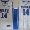 Brandon Ingram Jersey #14 Duke Blue Devils Basketball NCAA Basketball White Elite