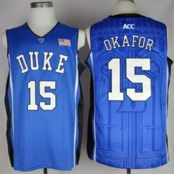 Jahlil Okafor Jersey #15 Duke Blue Devils Basketball NCAA Basketball Blue