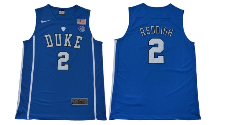 Cam Reddish Jersey #2 Duke Blue Devils Basketball NCAA Basketball Blue