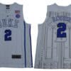 Cam Reddish Jersey #2 Duke Blue Devils Basketball NCAA Basketball New White