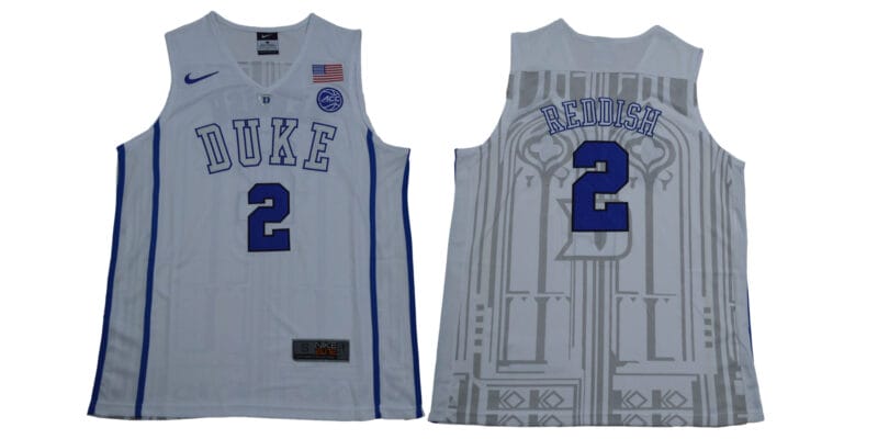 Cam Reddish Jersey #2 Duke Blue Devils Basketball NCAA Basketball New White