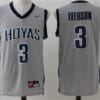 Allen Iverson Jersey #3 Georgetown Hoyas NCAA Basketball Gray