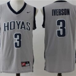 Allen Iverson Jersey #3 Georgetown Hoyas NCAA Basketball Gray