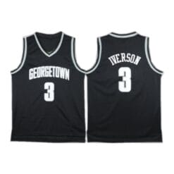 Allen Iverson Jersey #3 Georgetown Hoyas NCAA Basketball New Black