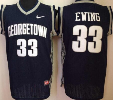 Patrick Ewing Jersey #33 Georgetown Hoyas NCAA Basketball Black