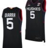Hassan Diarra Jersey UConn Huskies College Basketball Limited Black #5