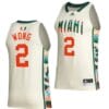 Isaiah Wong Jersey Miami Hurricanes College Basketball White Honoring Black Excellence #2
