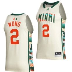 Isaiah Wong Jersey Miami Hurricanes College Basketball White Honoring Black Excellence #2