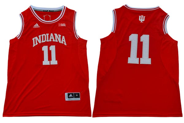 Isiah Thomas Jersey Indiana Hoosiers #11 NCAA Basketball New Red