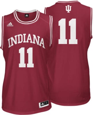 Isiah Thomas Jersey #11 Indiana Hoosiers NCAA Basketball Red Logo