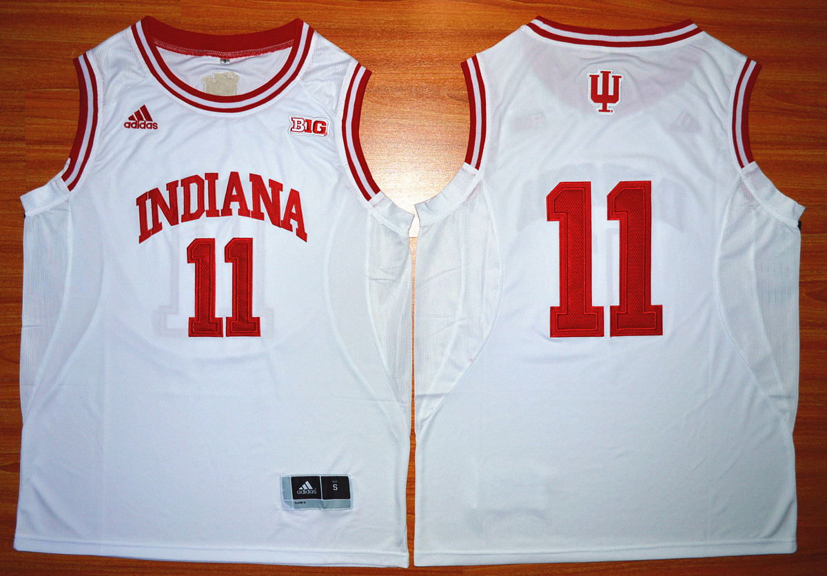 Isiah Thomas Jersey #11 Indiana Hoosiers NCAA Basketball Red White