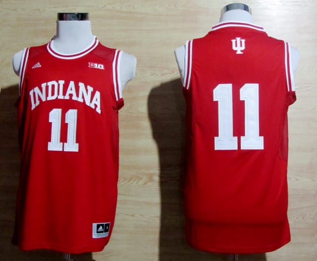 Isiah Thomas Jersey #11 Indiana Hoosiers NCAA Basketball Red