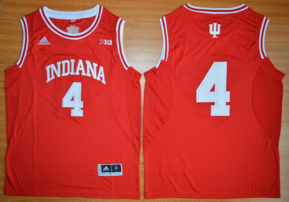 Victor Oladipo Jersey #4 Indiana Hoosiers Basketball White Red