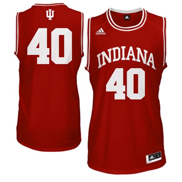 Cody Zeller Jersey #40 Indiana Hoosiers NCAA Basketball Red Logo