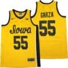 Luka Garza Jersey #55 Iowa Hawkeyes NCAA Basketball Yellow