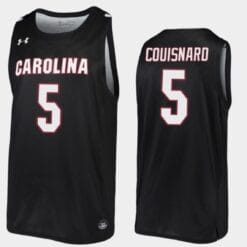 Jermaine Couisnard Jersey #5 South Carolina Gamecocks College Basketball Black Replica