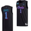 Johnell Davis Jersey #1 FAU Owls College Basketball 2023 NCAA March Madness Black