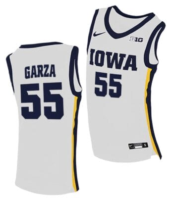 Luka Garza Jersey Iowa Hawkeyes College Basketball Black Swingman #55