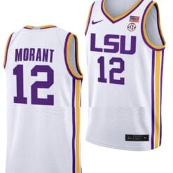Ja Morant Jersey LSU Tigers College Basketball Limited White #12