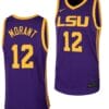 Ja Morant Jersey LSU Tigers College Basketball Purple #12