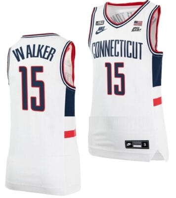 Kemba Walker Jersey UConn Huskies College Basketball Alumni White #15