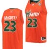 Kameron McGusty Jersey Miami Hurricanes College Basketball Reverse Retro Orange #23