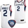 KK Arnold Jersey #2 UConn Huskies Basketball 2024 NCAA March Madness Final Four White