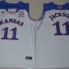 Josh Jackson Jersey #11 Kansas Jayhawks NCAA Basketball Blue White